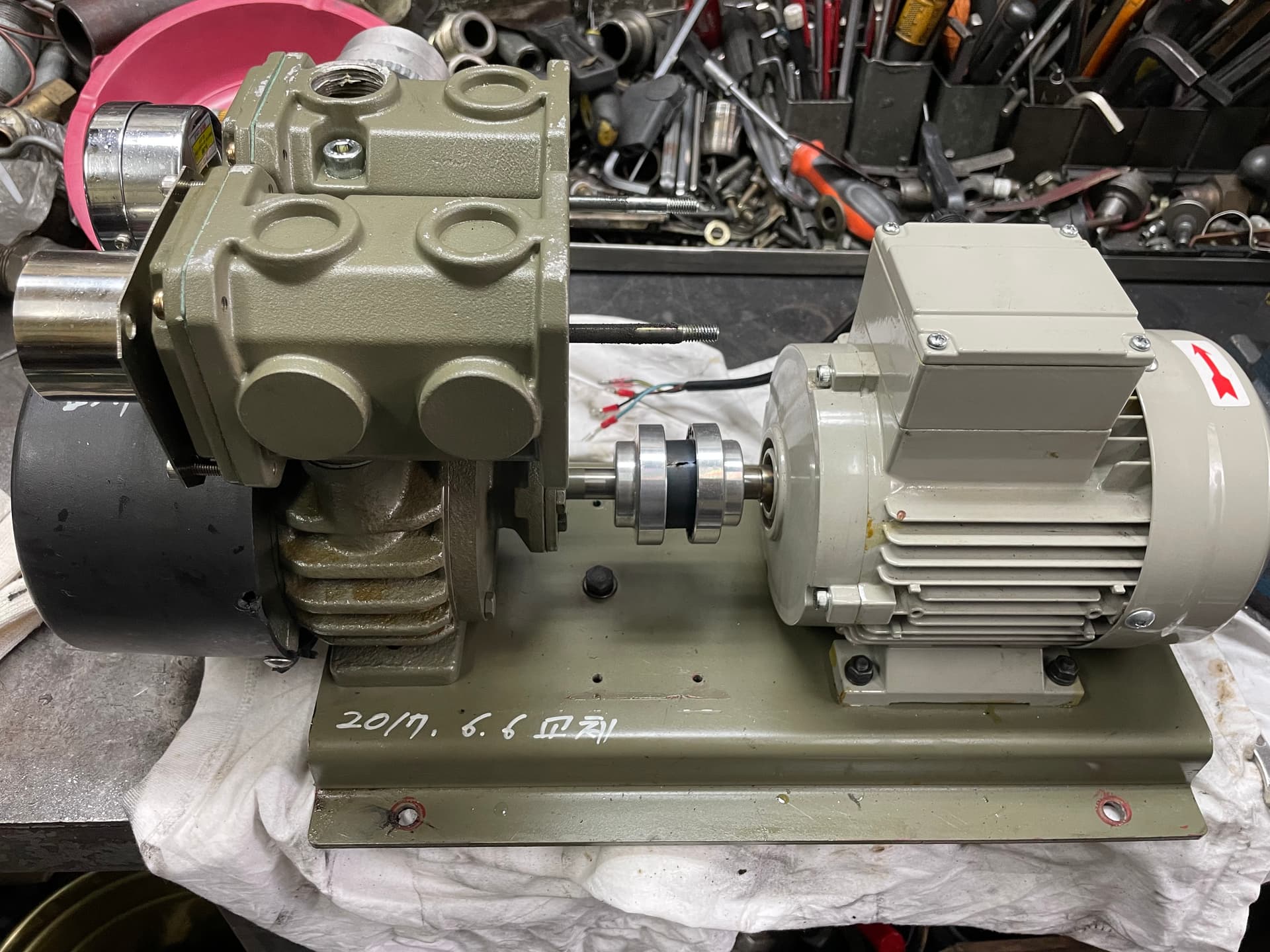 건식 펌프 수리